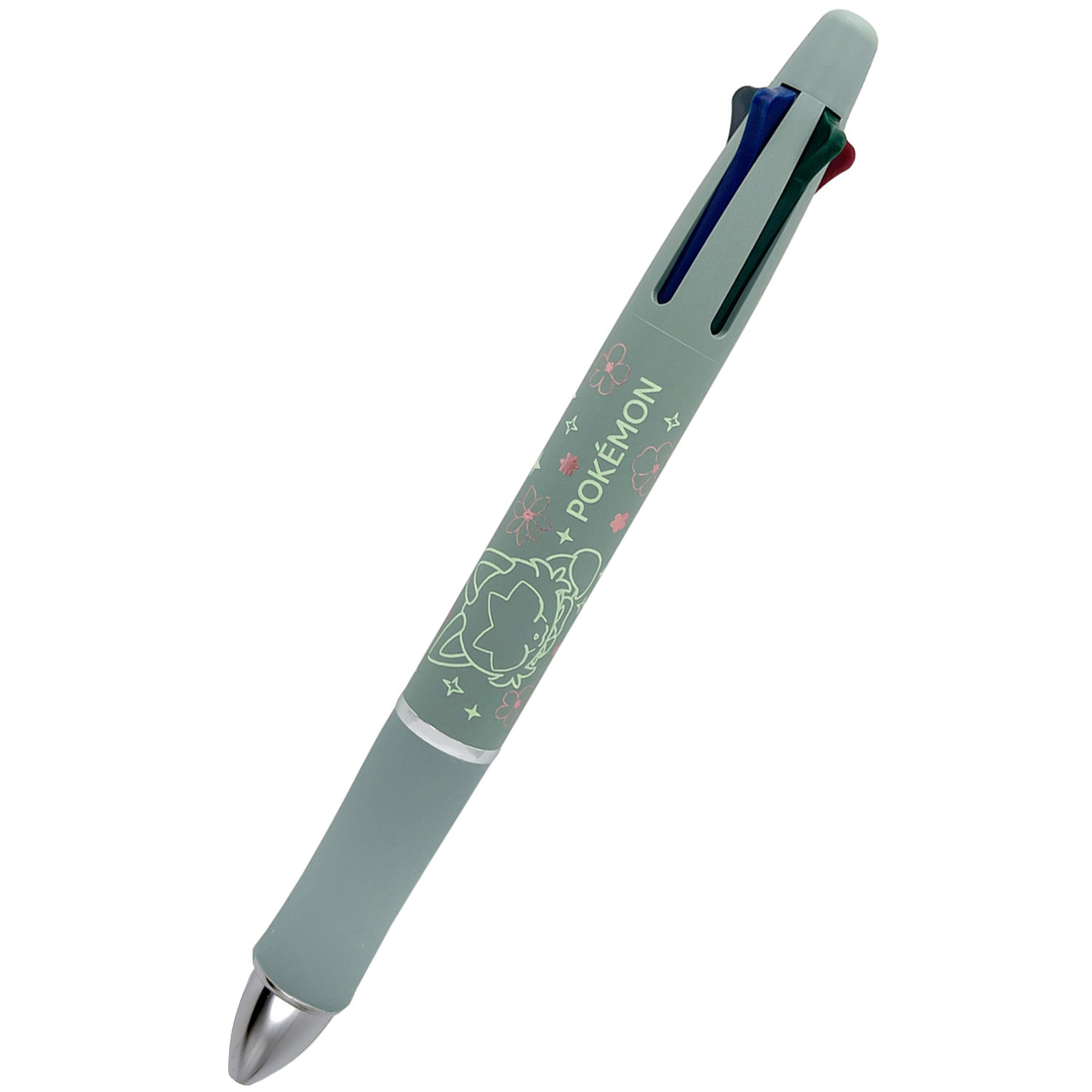 現貨｜Pokemon 新葉喵 Sprigatito Pilot Dr.Grip 4+1 日本製 多功能 5用筆 0.5mm 4色原子筆 + 0.5mm 鉛芯筆 (398 7290 02)