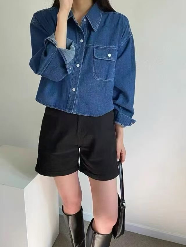 OB YE  超短身牛仔外套（平袋）