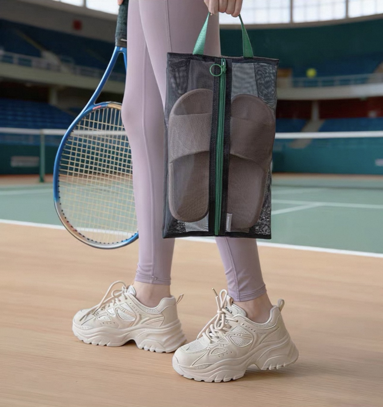 日本霜山便攜式鞋子收納袋