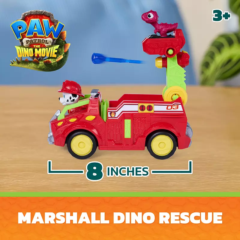 Paw Patrol 汪汪隊 Marshall Dino Rescue 恐龍救援消防車玩具套裝 兒童玩具車 3歲+