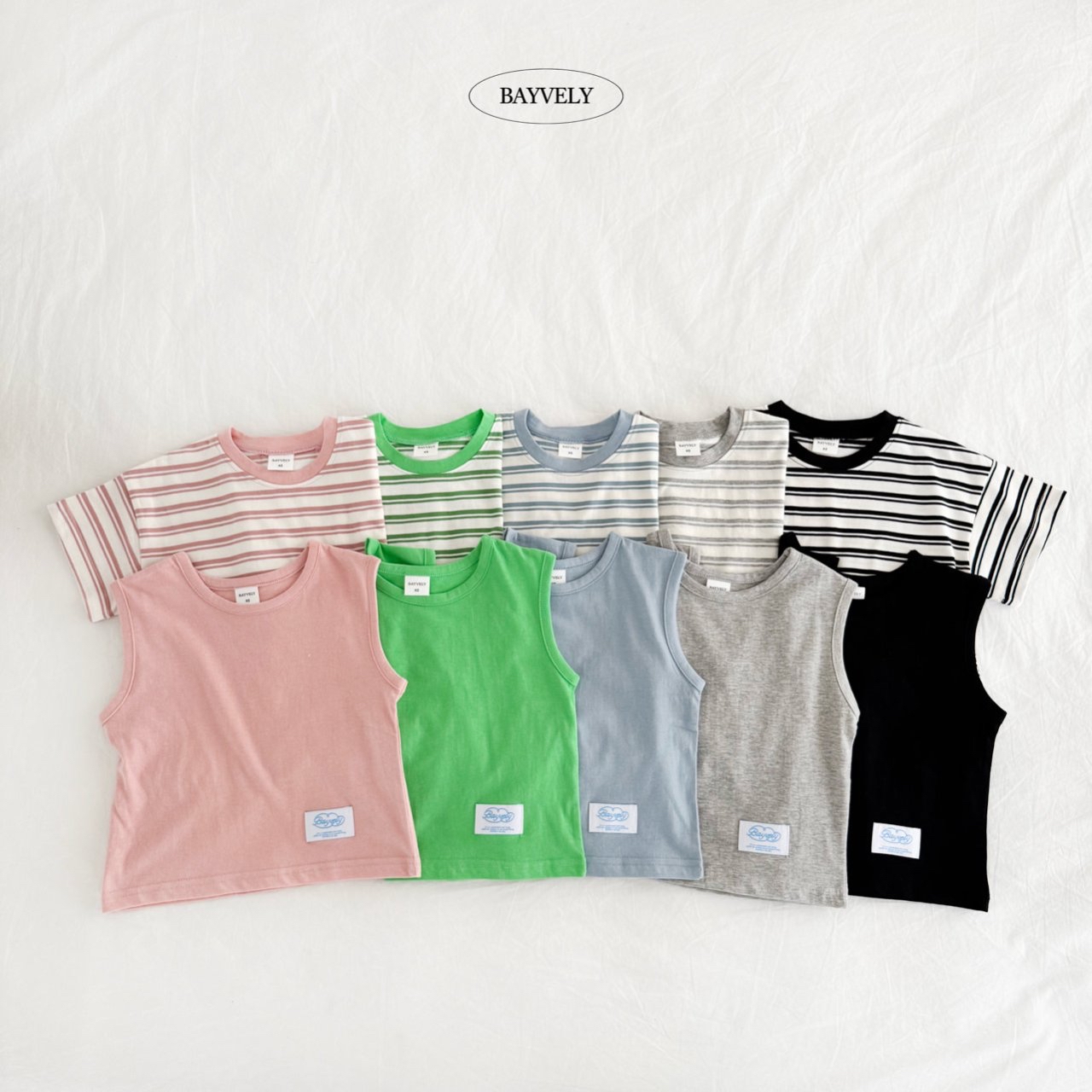 🇰🇷BAYVELY tee+背心set