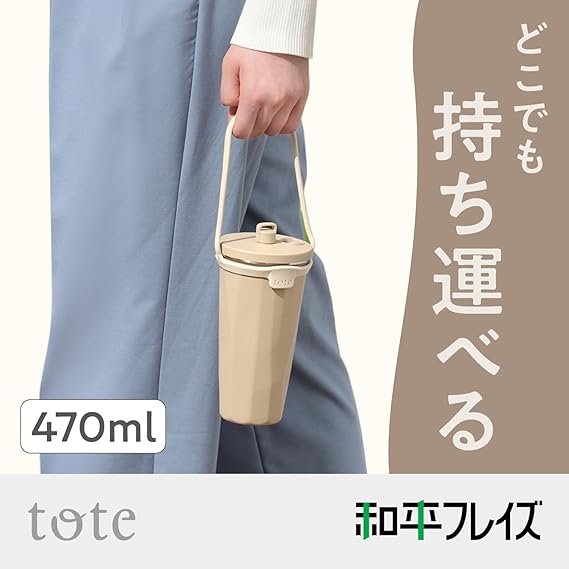 Tote 2Way吸管保溫杯 470ml