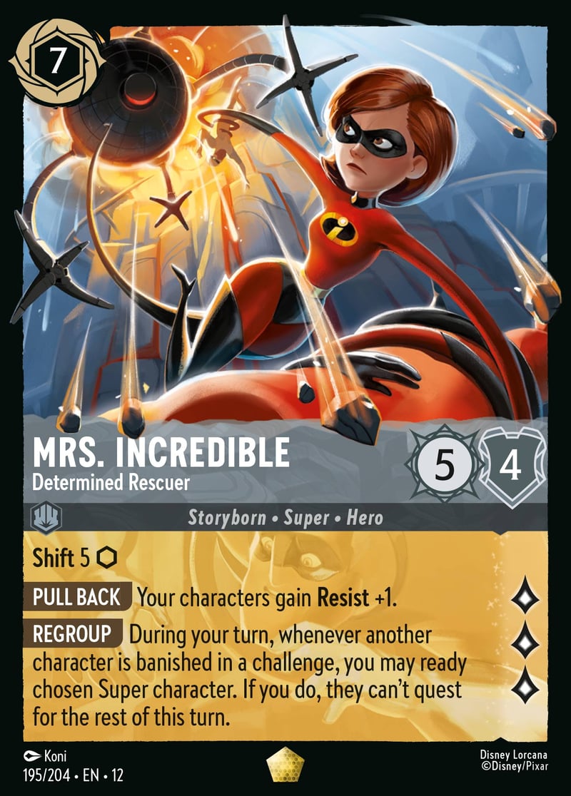 Mrs. Incredible - Determined Rescuer | Set12-195 | Foil