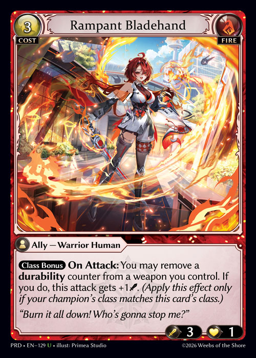 FOIL - Rampant Bladehand / PRD-129 (U)