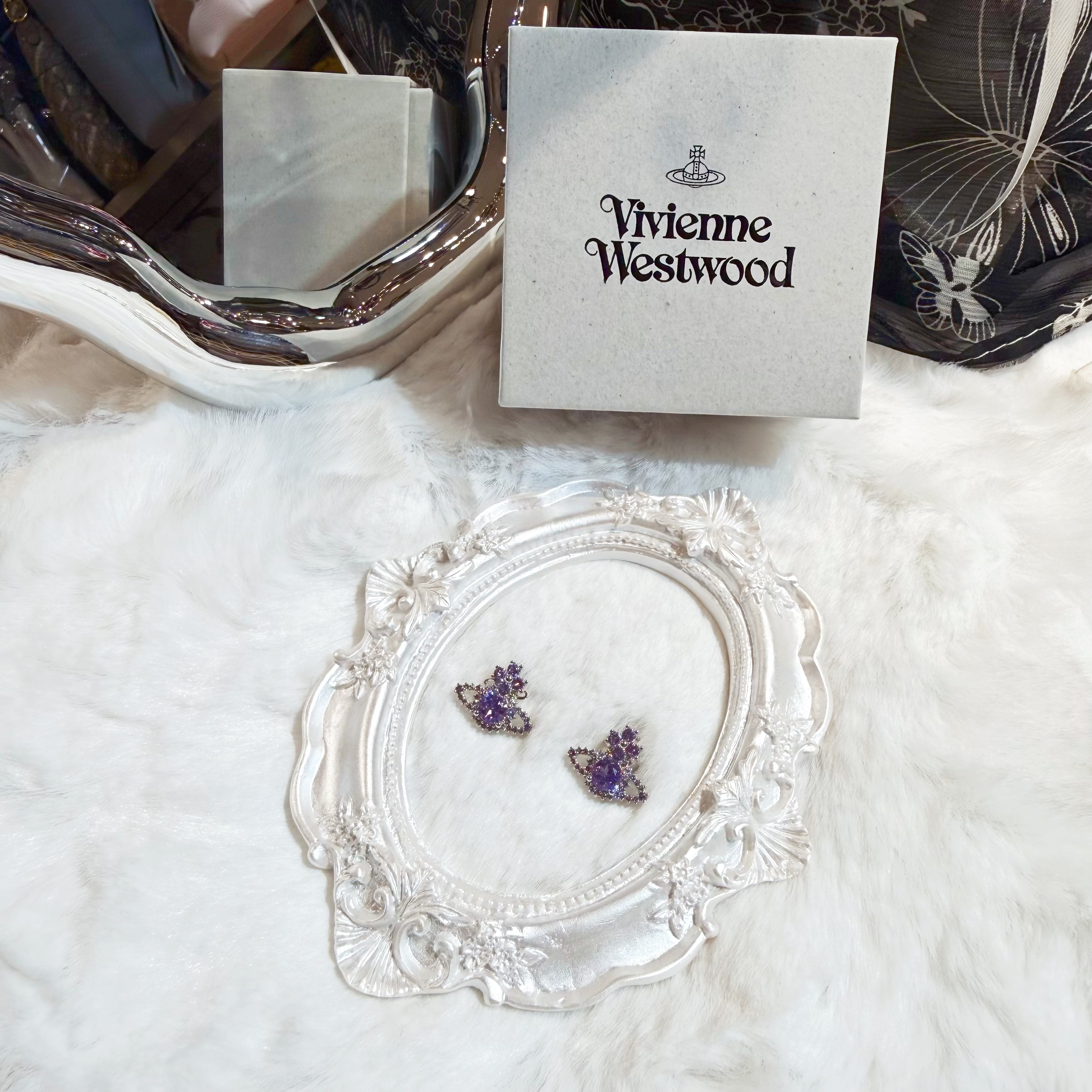 VW Valentina earrings purple/s