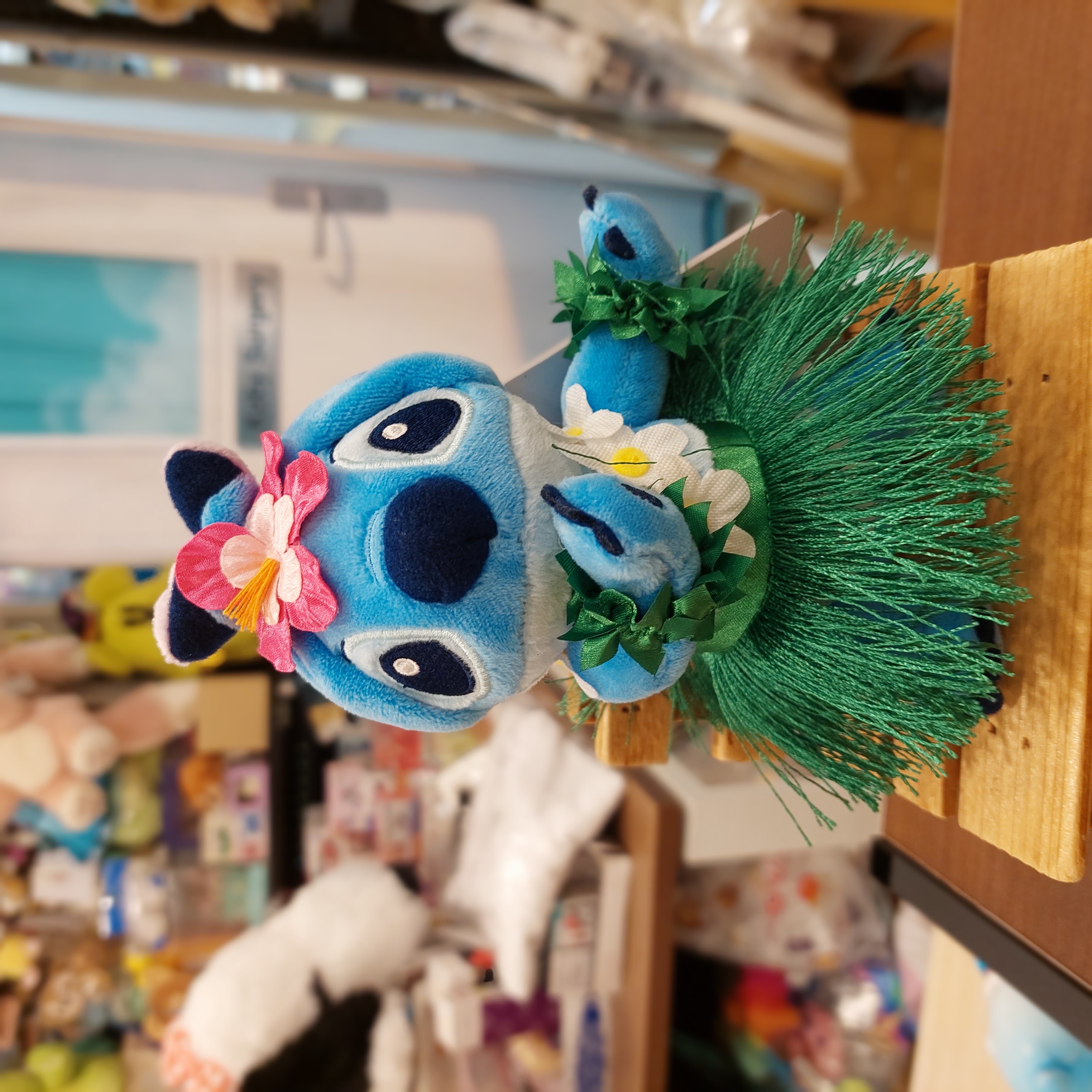 原裝日本 Disney Stitch & Scrump 史廸仔 小甘 小金 KC Key chain 兩款選