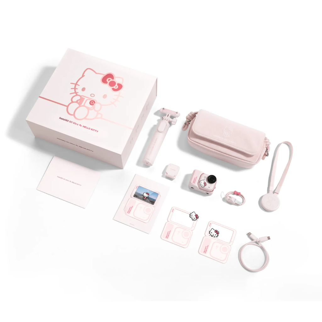 Insta360 GO Ultra × Hello Kitty Limited Edition 聯名限定套裝 運動相機 香港行貨