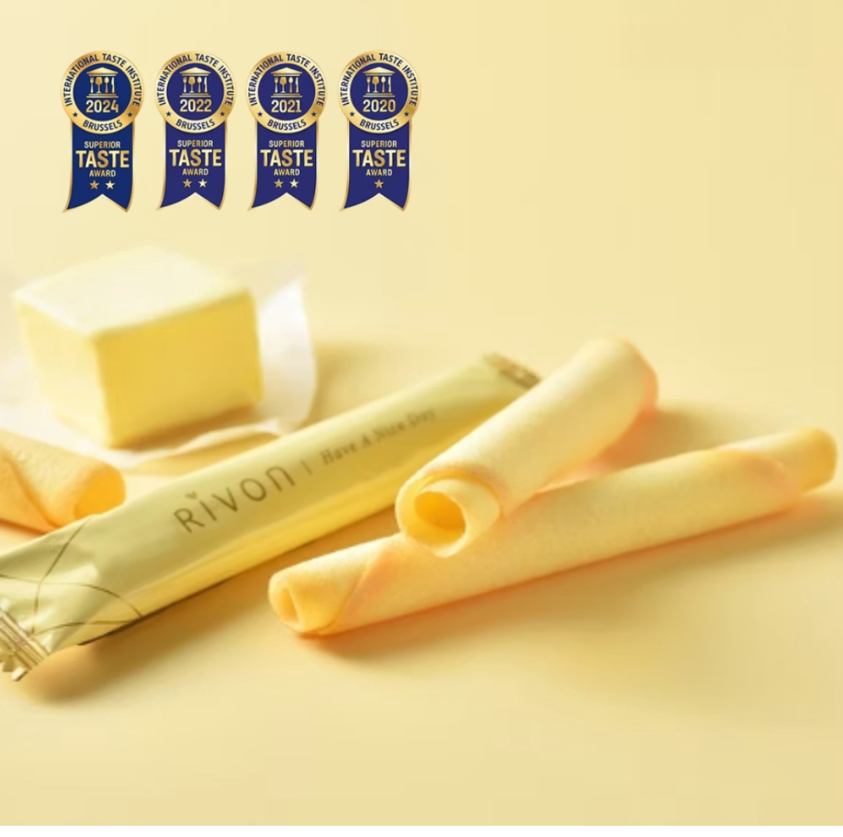 現貨現貨 RIVON  法式手作2.5雪茄卷特濃巧克力 /牛油味 法式手作2.5雪茄卷10入/20入禮合