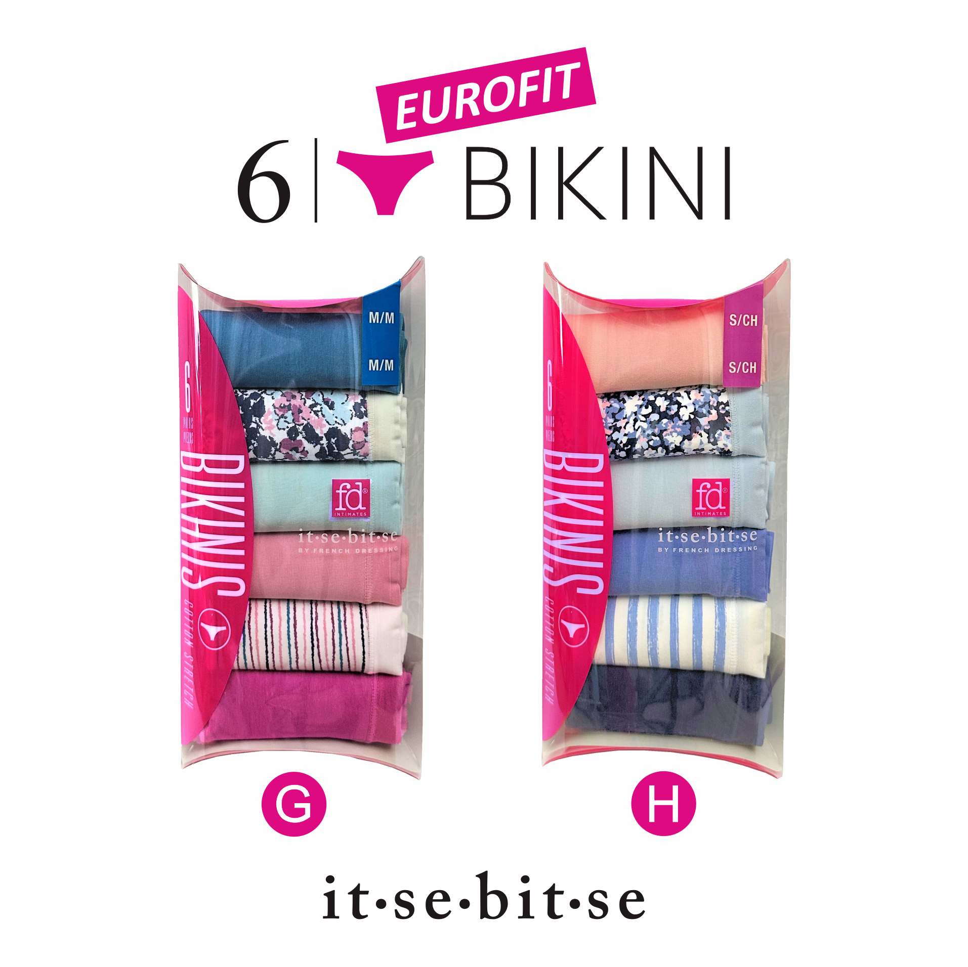 歐洲原裝貨版 【itsebitse 王牌 bikini】6件裝