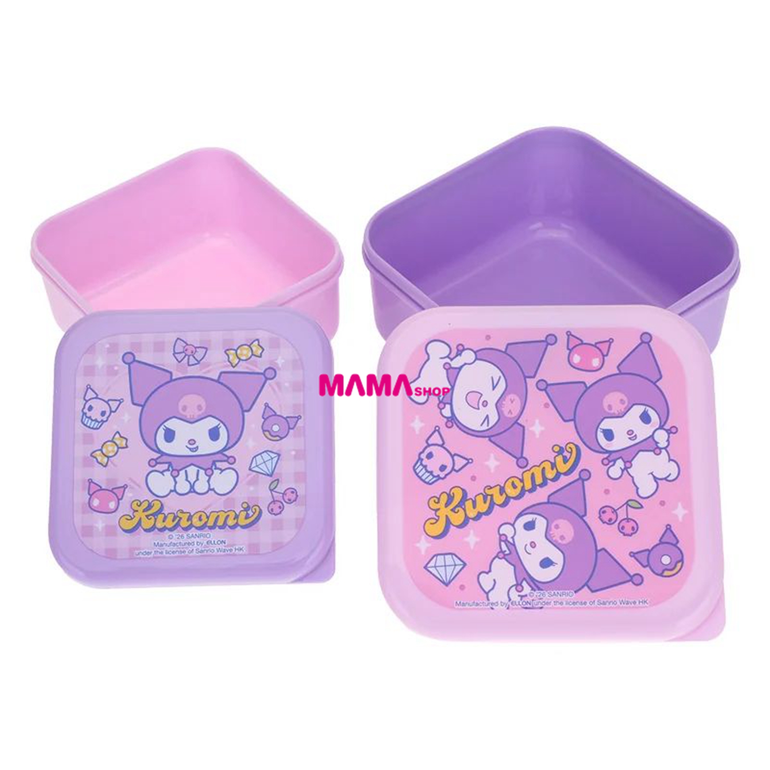 Sanrio 多用途膠盒(2個裝)