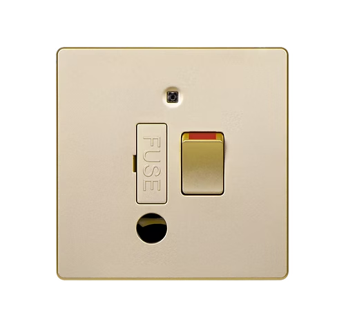 MK Aria 太空金 13AFuse有掣有燈 接線蘇