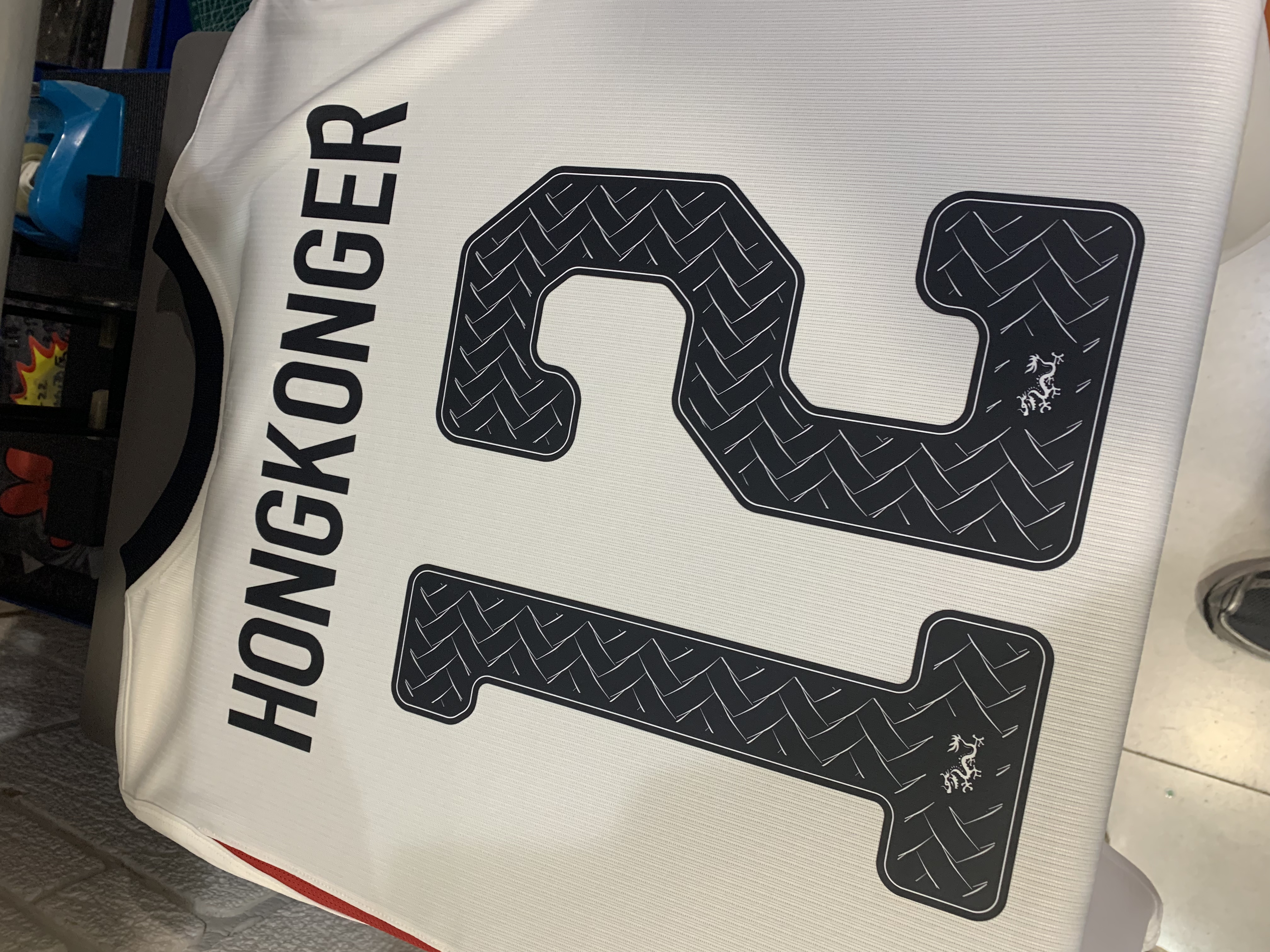 2026-27 香港 作客 DIY 印字 12 Hongkonger 2026-27 Hong Kong Away Name & Numbering 12 Hongkonger