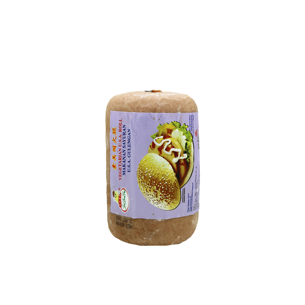DM012-德明-素美式火腿(純素) 500g/ Vegetarian American Style Roll (Vegan) 500g
