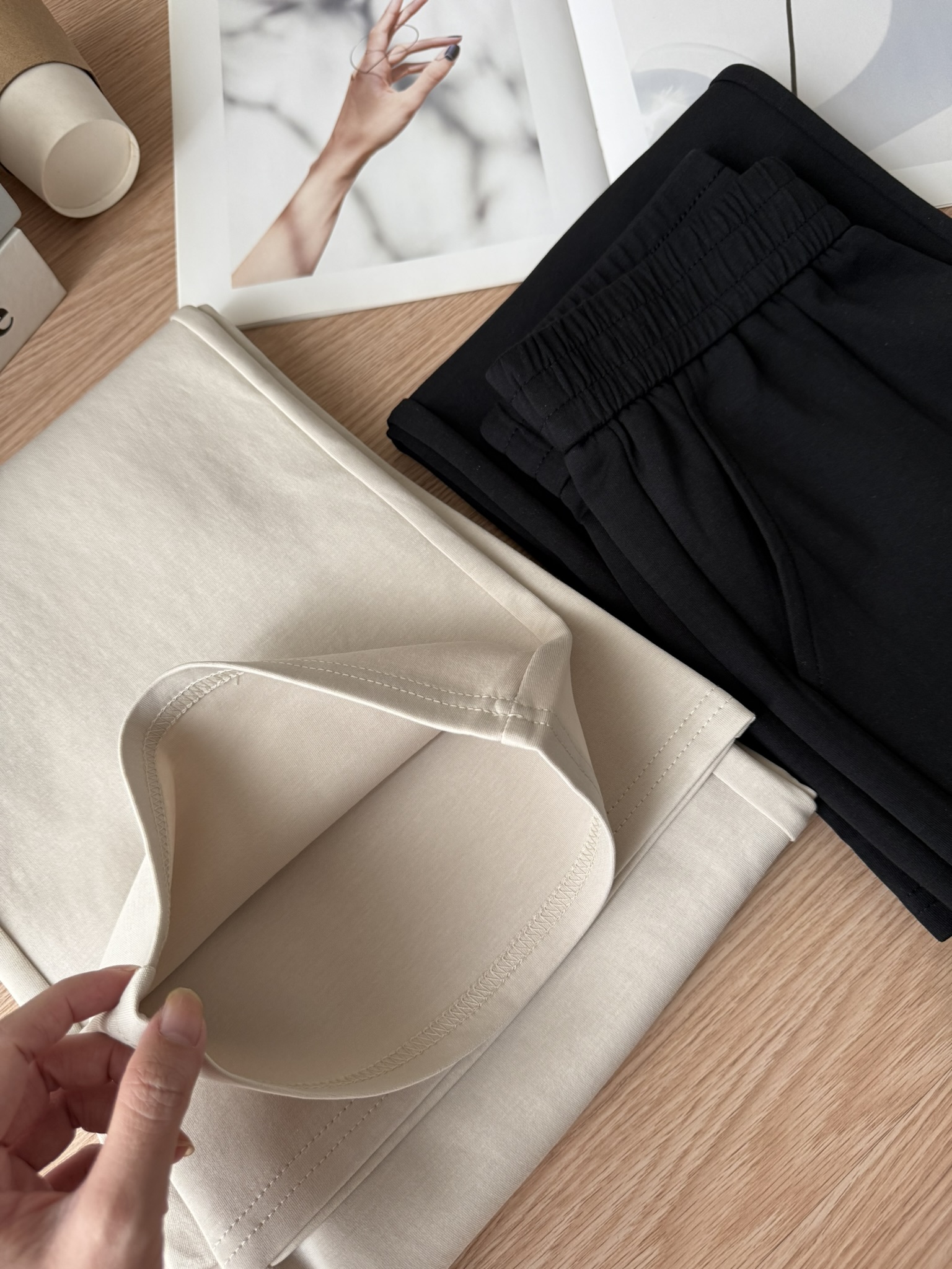 Jovy Straight Leg Pants | Cream