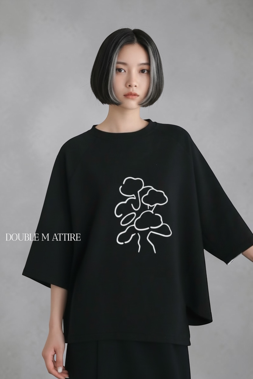 舒適空氣棉印花Tee