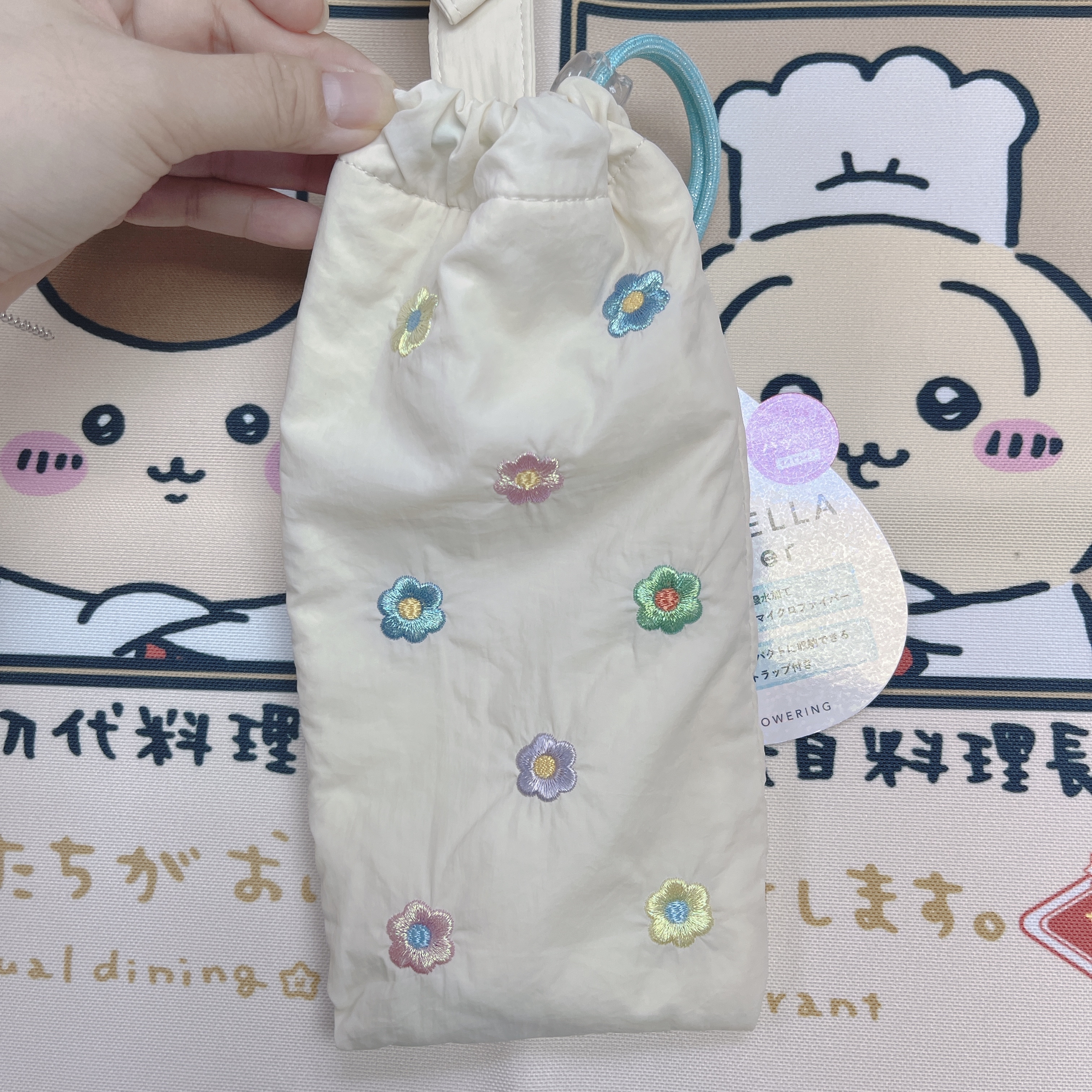 日本現貨/預訂📍日本花花/蝴蝶結刺繡圖案吸水遮套