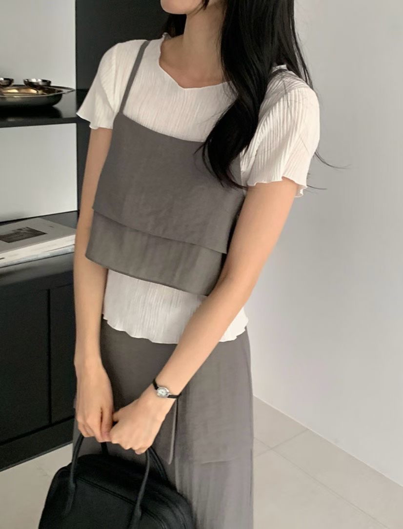 🇰🇷韓國女裝 | sleeveless skirt set
