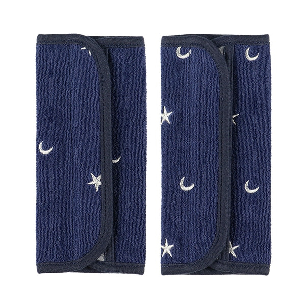 🇯🇵預訂 日本直送🇯🇵海軍藍星月刺繡毛巾料孭帶咬巾肩巾