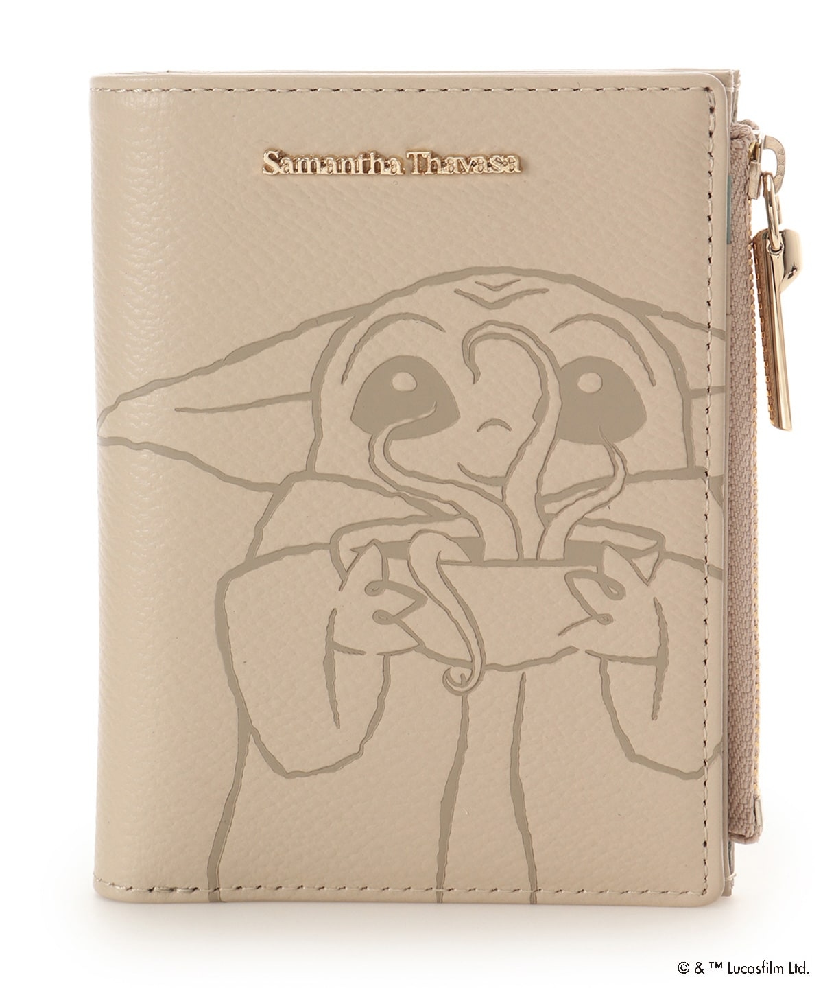 🌸 【預訂】短銀包(BG) - Samantha Thavasa x GROGU