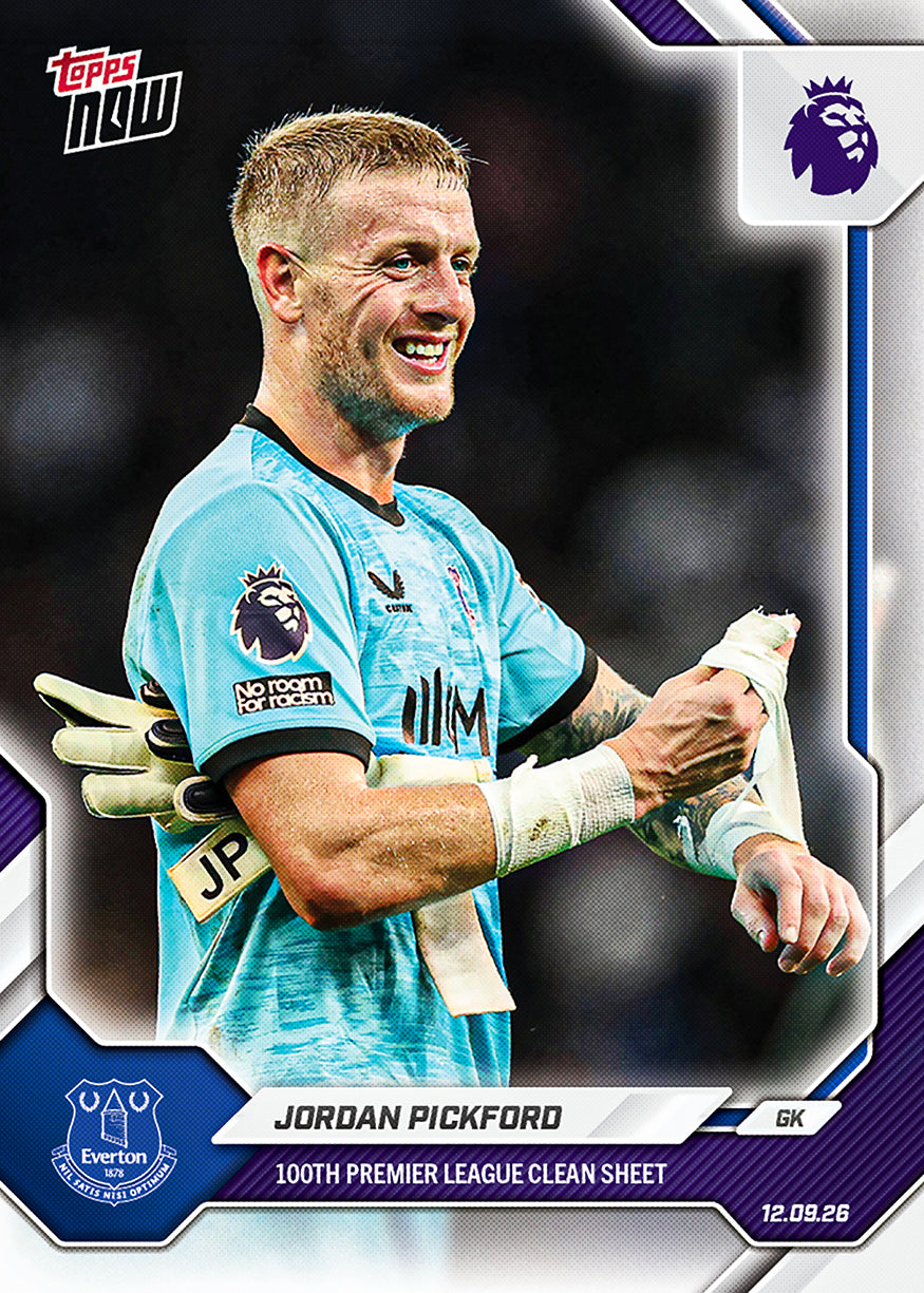 Jordan Pickford - 2026-27 Premier League Topps NOW® #23【團購】