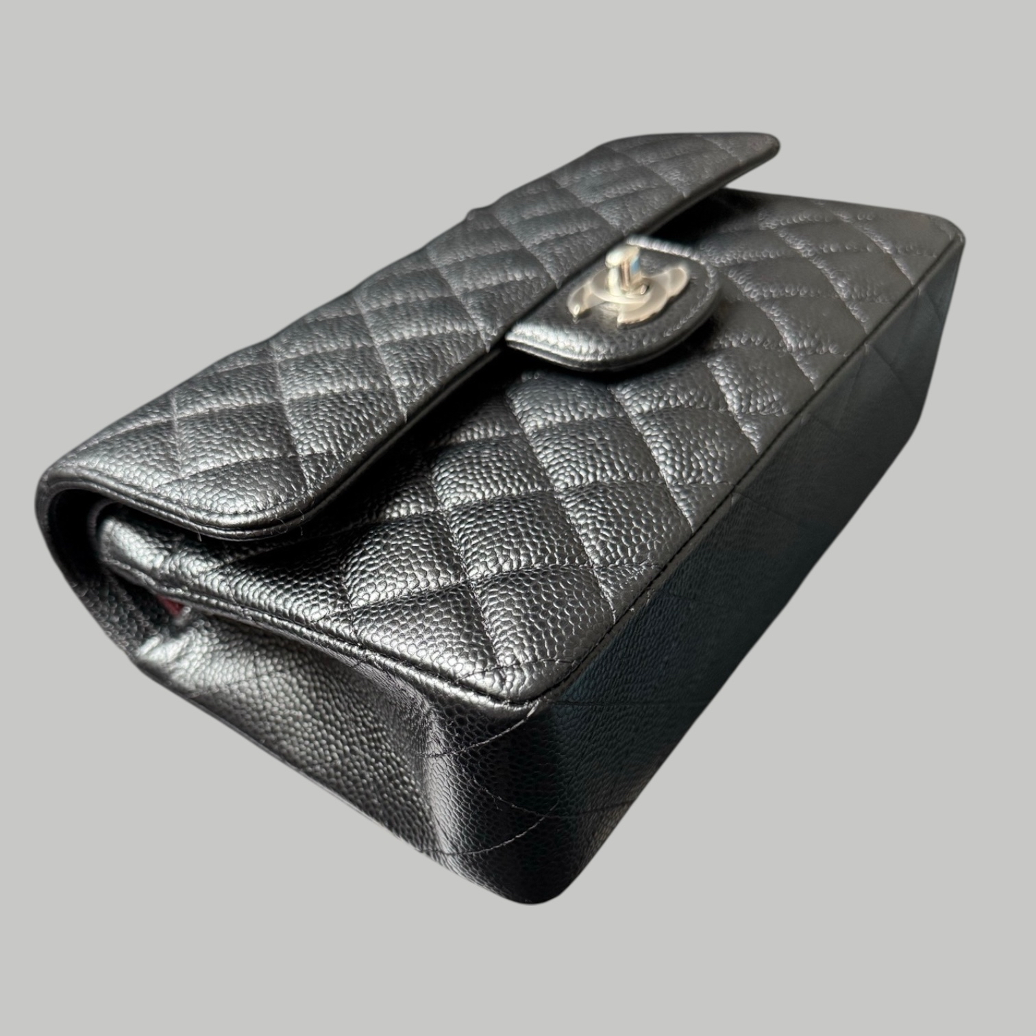 Chanel Caviar CF23銀扣