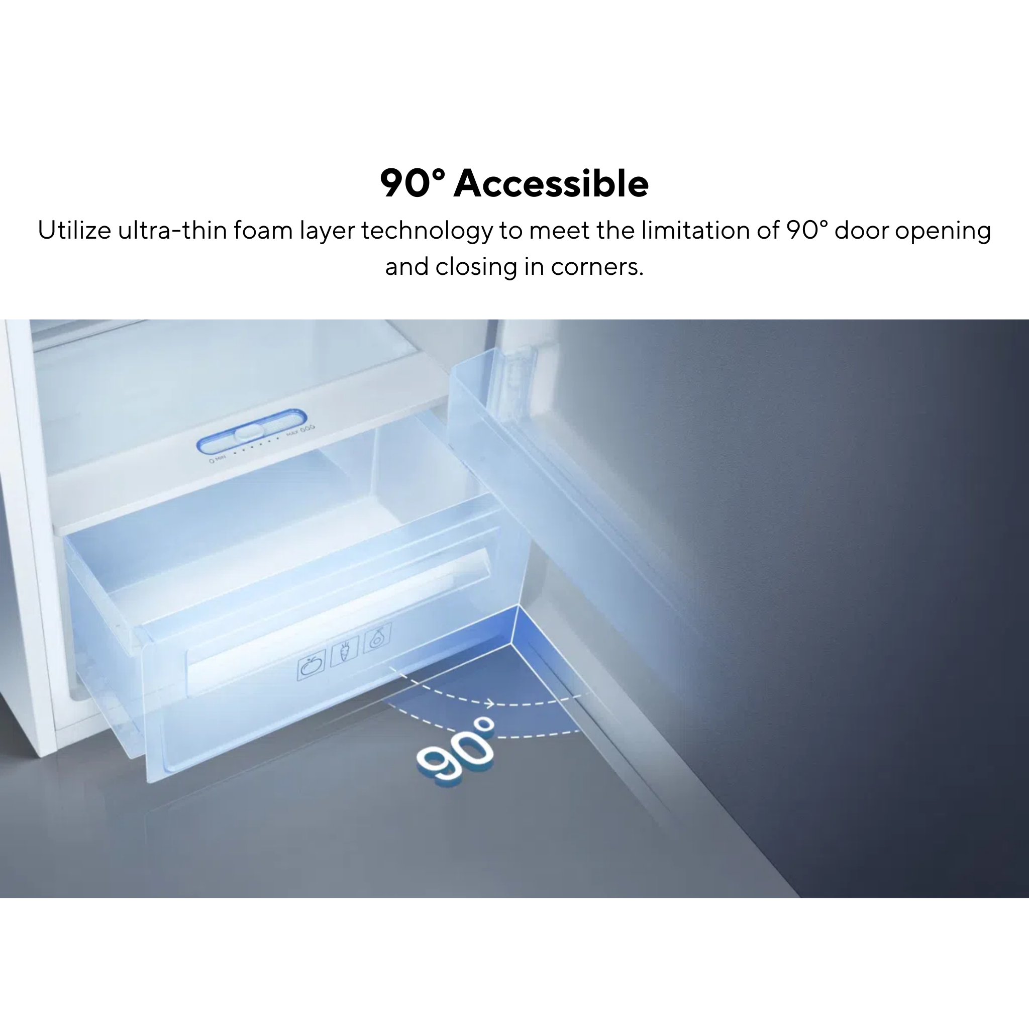 TCL 505L Side-By-Side Refrigerator (TR-S585AGWP)