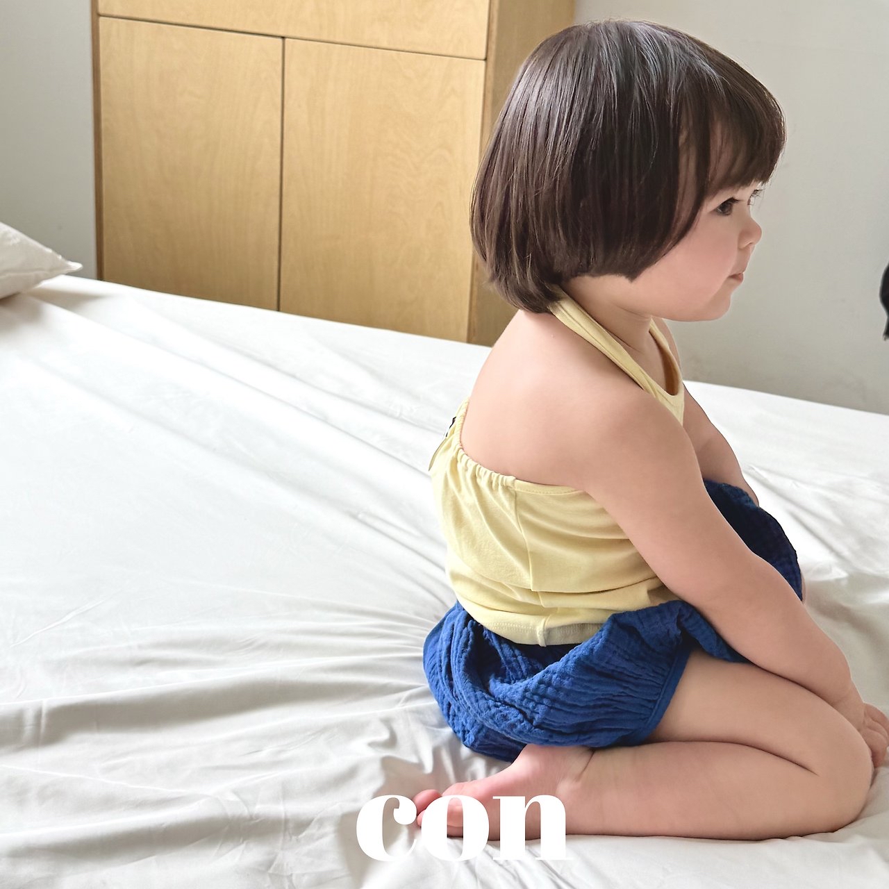Con | Sleeveless top (Yellow size 1(66-77)/size 4(97-107)
