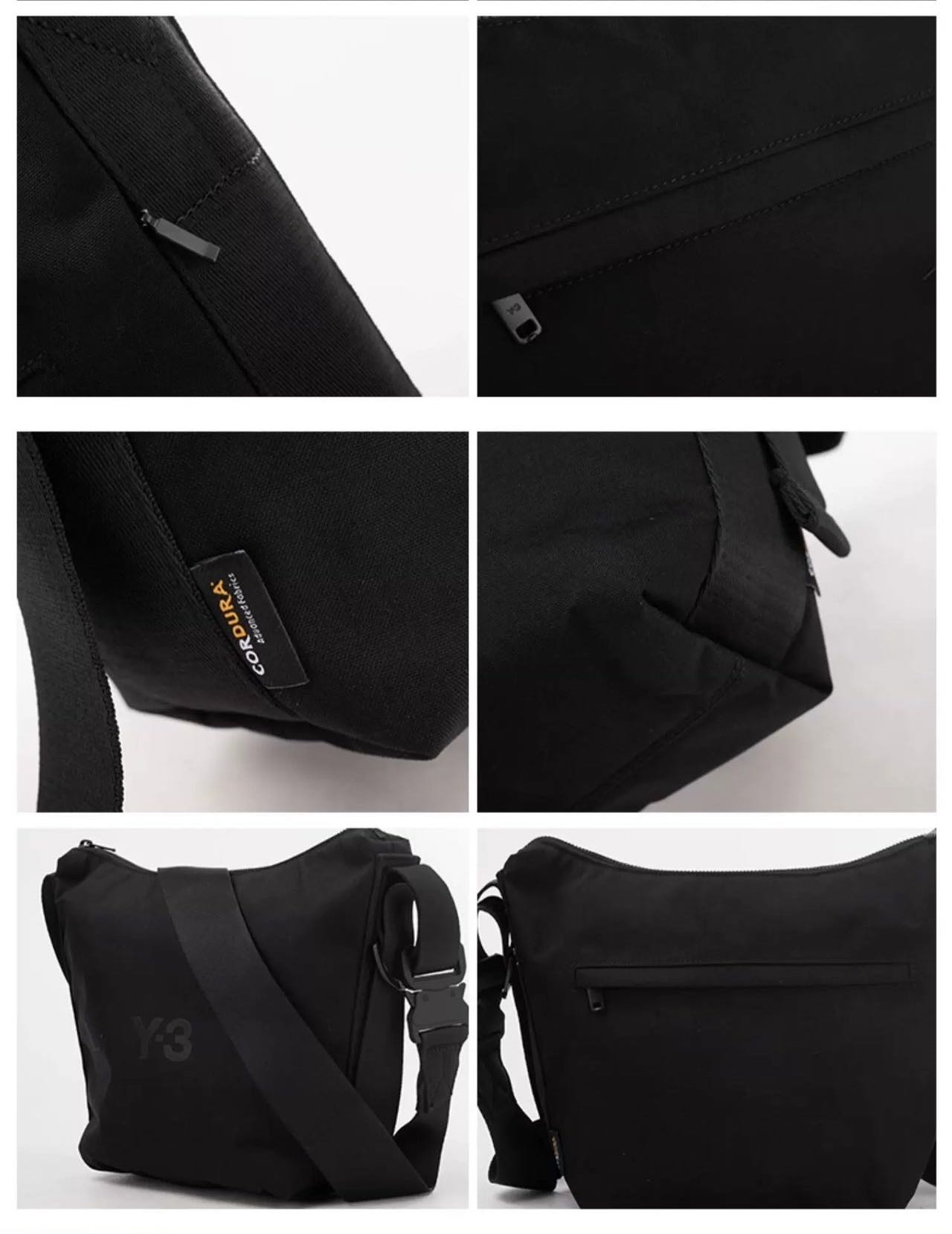 Y-3 buckle-fastening messenger bag