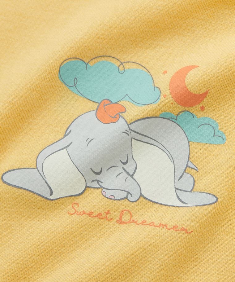 ☀️代購預訂 台灣直送☀️小飛象純棉人物印花短袖包屁衣短褲圍兜三件套