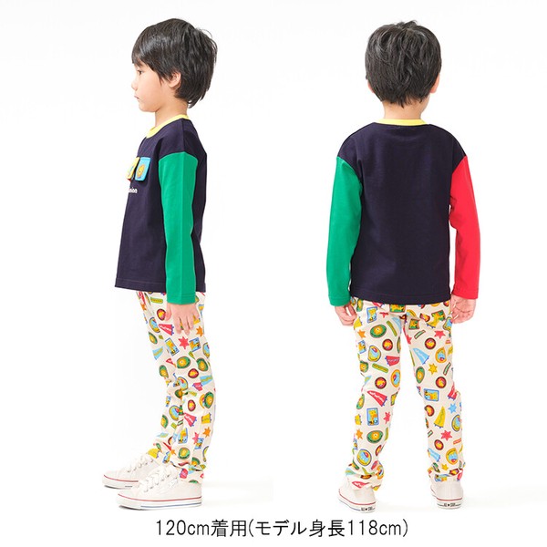 🆕【⭐訂購⭐】 🇯🇵日本直送🌀動物圖案 全身印花 彈性羅紋長褲［2款選］🌀[ELAA-0225][260225]