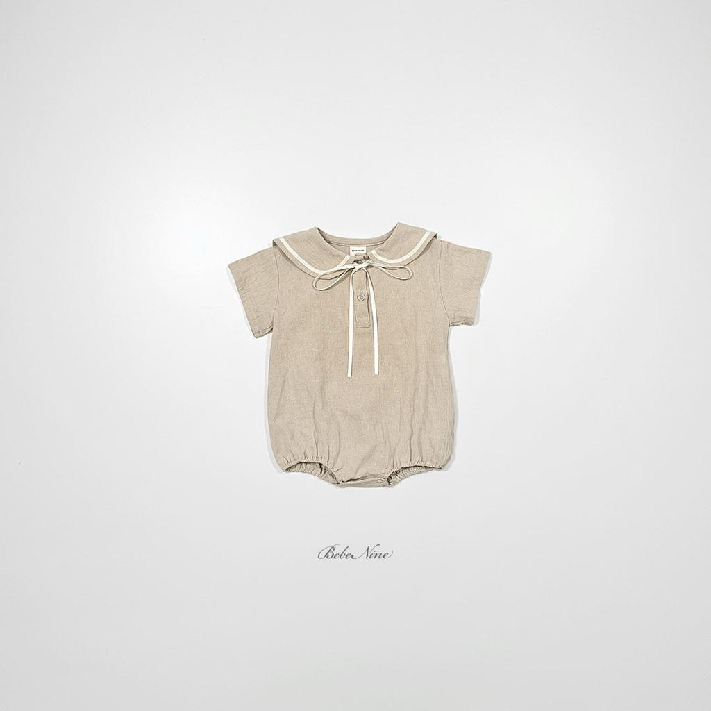 ☀️預訂 韓國直送☀️🇰🇷Bebenine兩色海洋風水手短袖包屁衣