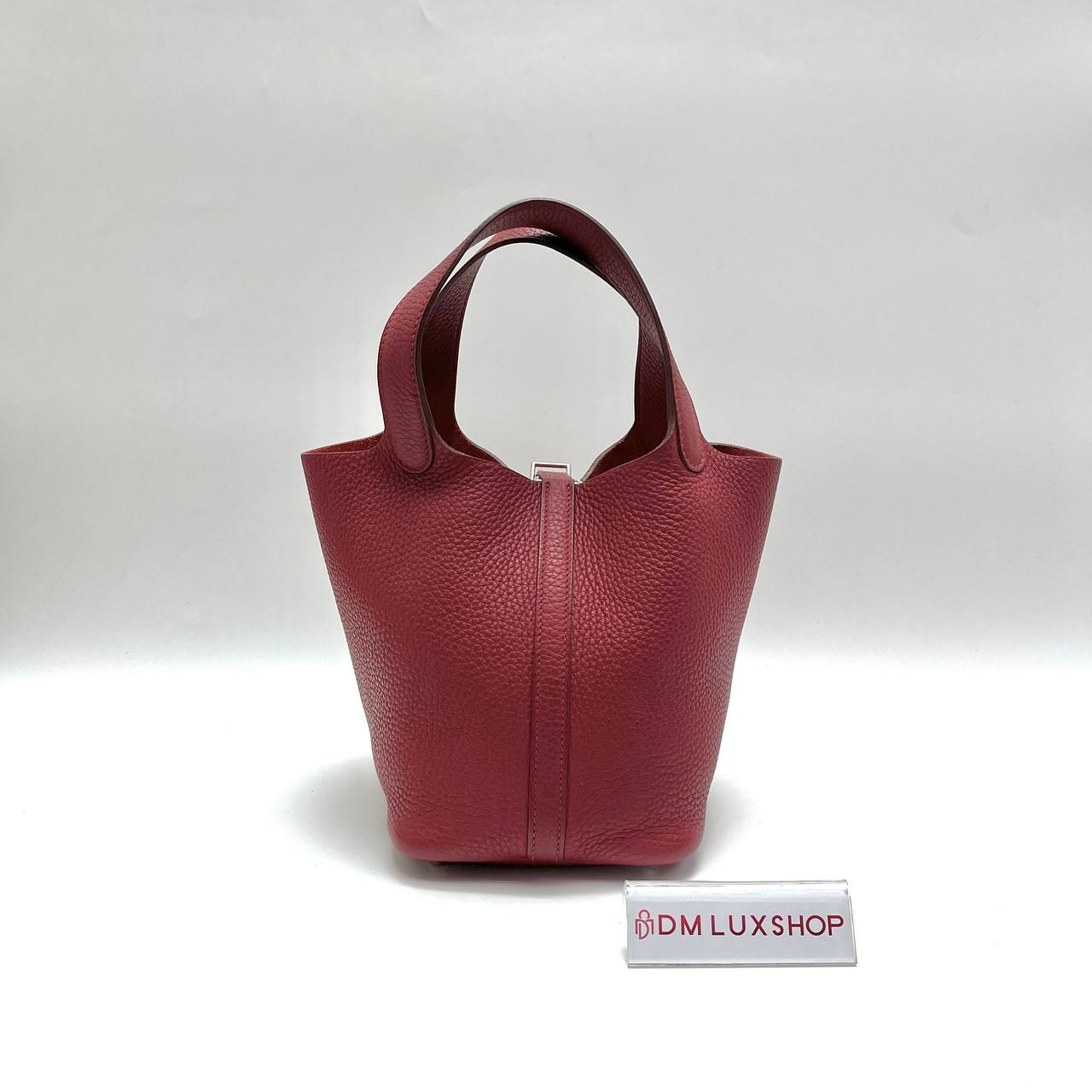 Hermes Picotin 18 Rouge Casaque PHW (Stamp Square P, Y: 2012)