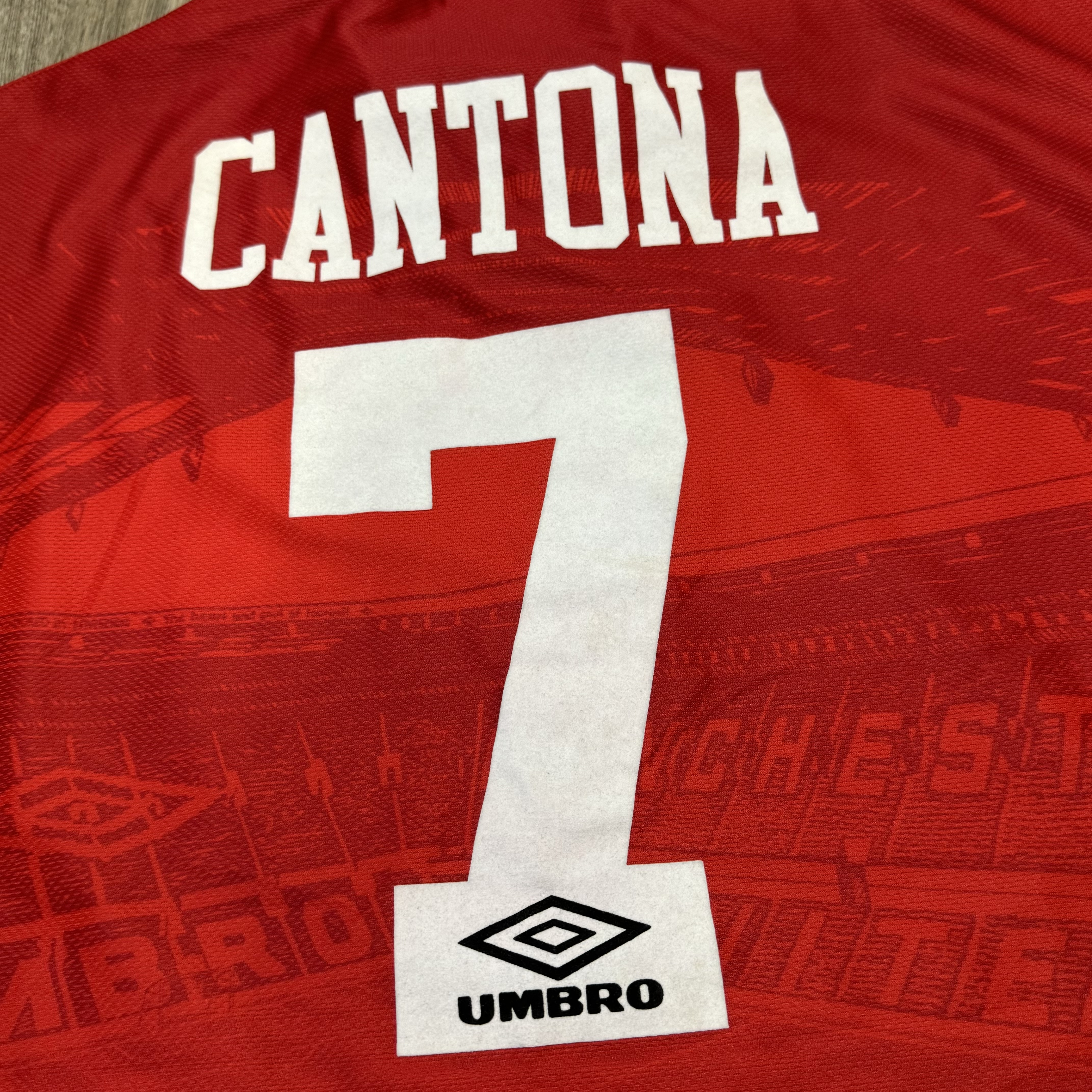 Manchester United 1996 FA cup final shirt  #7 Cantona 
