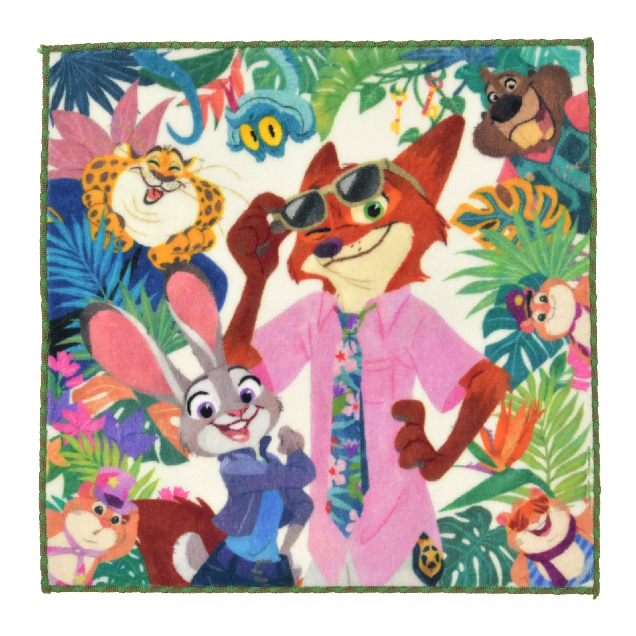 🌸 【預訂】Mini Towel - TROPICAL ZOOTOPIA