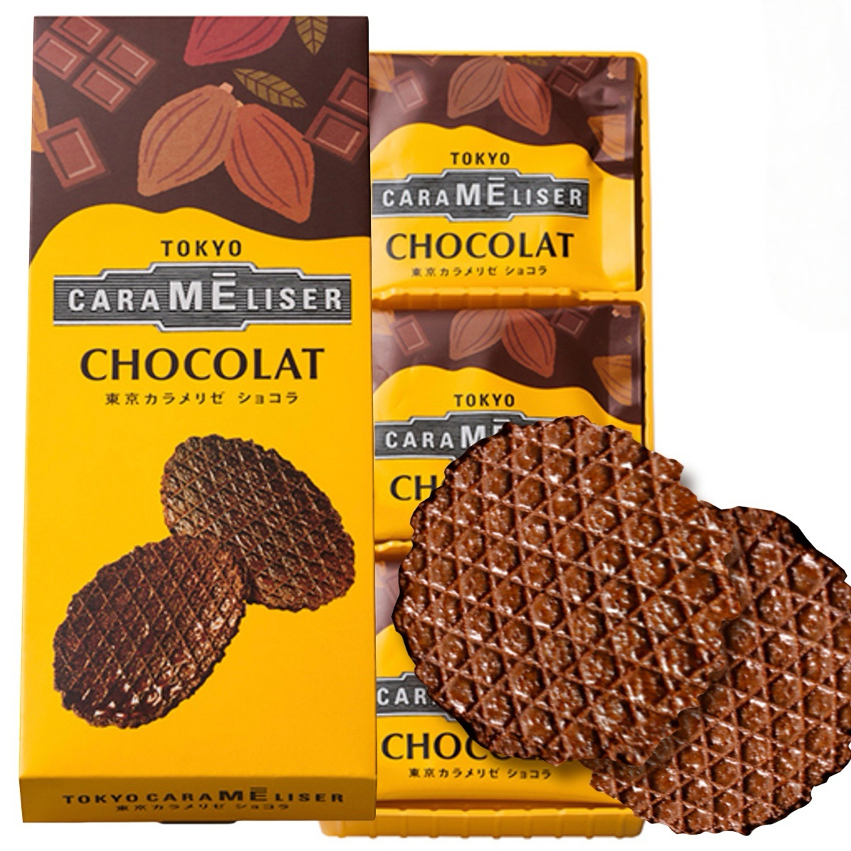 日本新年禮盒last call 日本Tokyo Carameliser 東京焦糖 金獎大師 薄脆朱古力法蘭酥餅禮盒 (1盒12件)