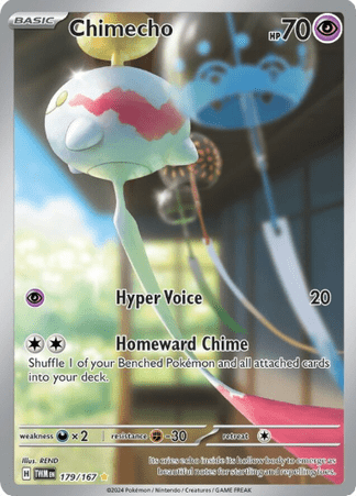 Pokemon TCG Twilight Masquerade - Chimecho-p179/167