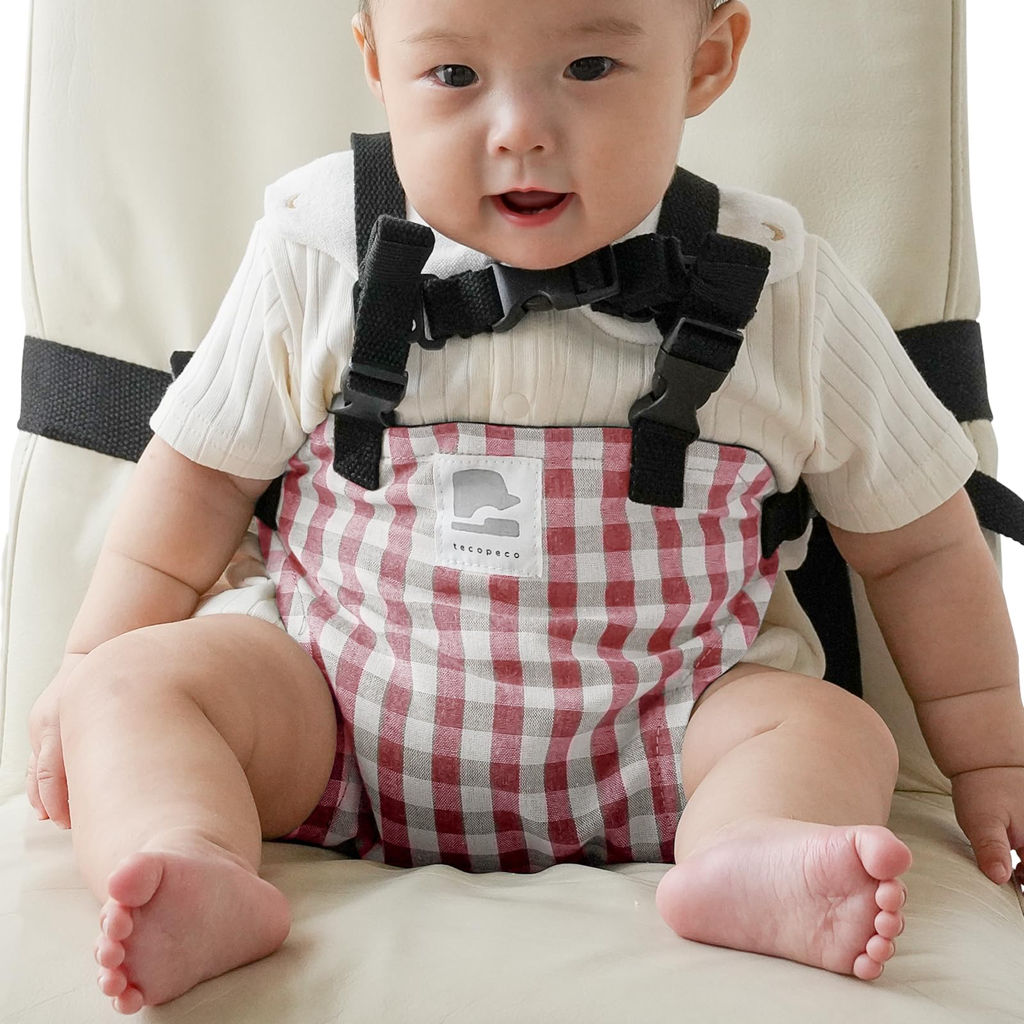 🇯🇵預訂 日本直送🇯🇵六色格紋嬰兒餐椅安全帶Baby Chair Belt