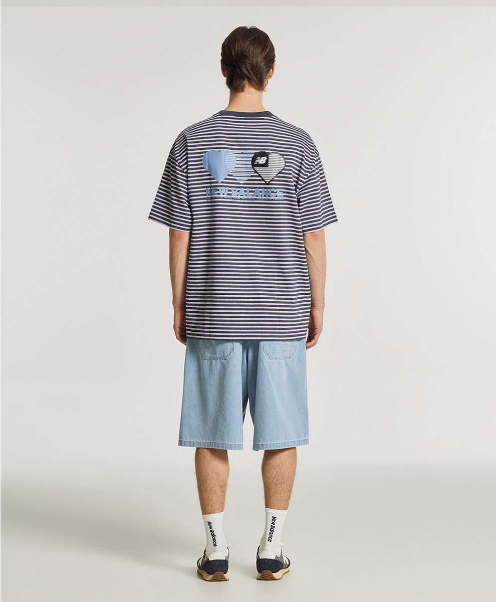 New Balance Heart Tee ｜Stripe 間條款