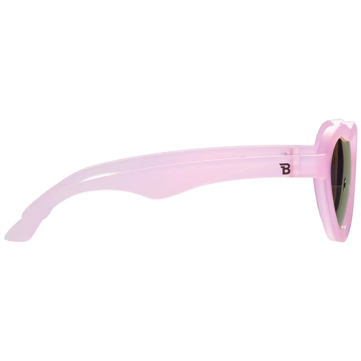 Frosted Pink Heart | Purple Polarized Mirrored Lenses