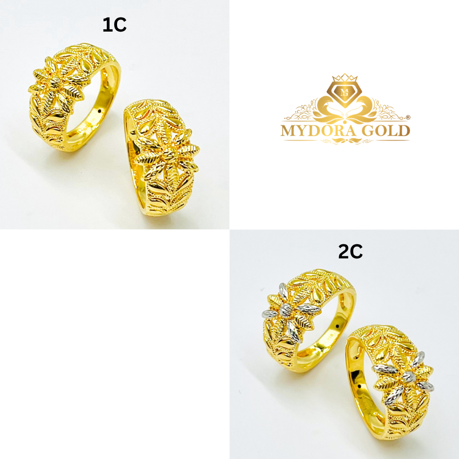 MYDORA Cincin Olive Blossom (5G) l EMAS 916/22K