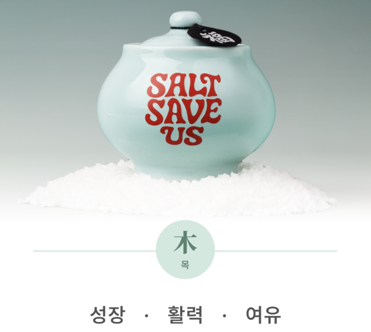 韓國爆紅！Tent Seoul 五行辟邪開運 淨化 陶瓷小鹽缸