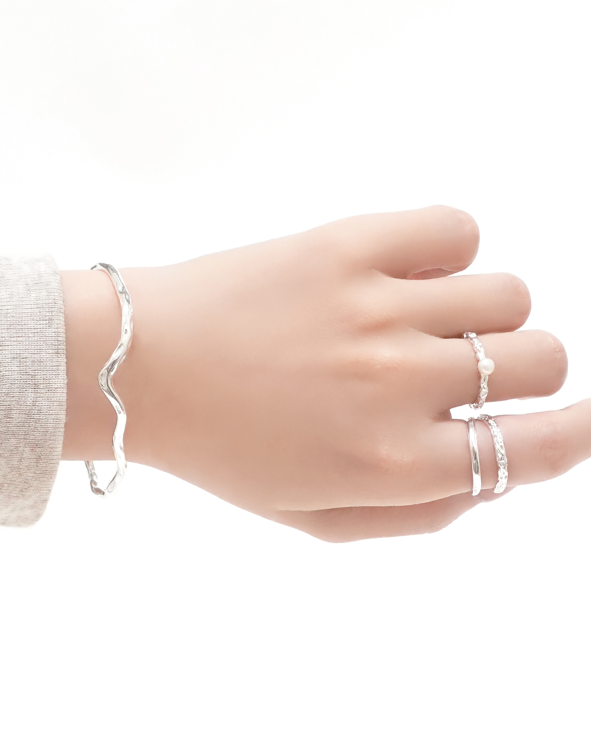 Serene Silhouette Cuff Bracelet