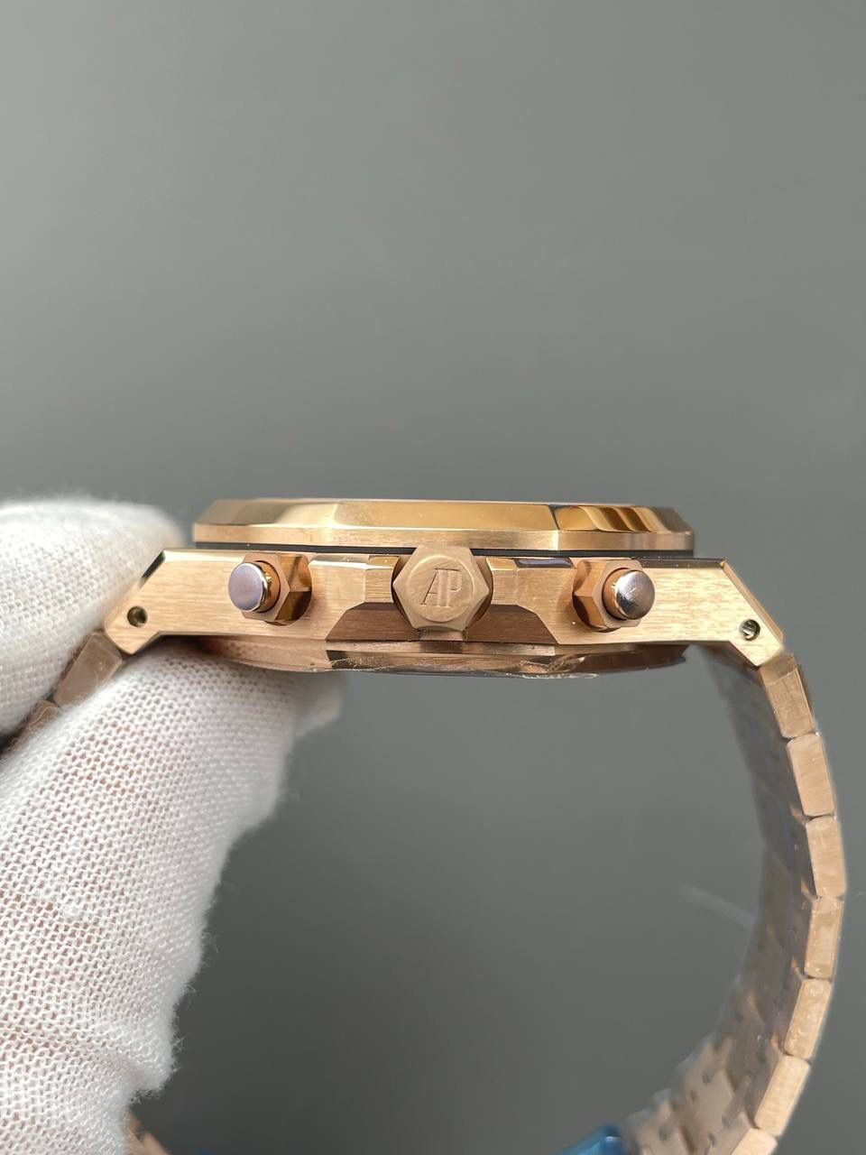 🚀玫金26240 蓝棕盘/41mm/4401机💯