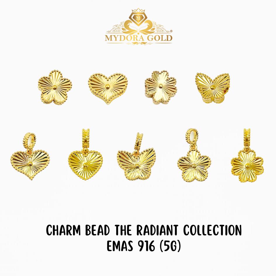 MYDORA Charm Bead The Radiant Collection (5G) l EMAS 916/22K