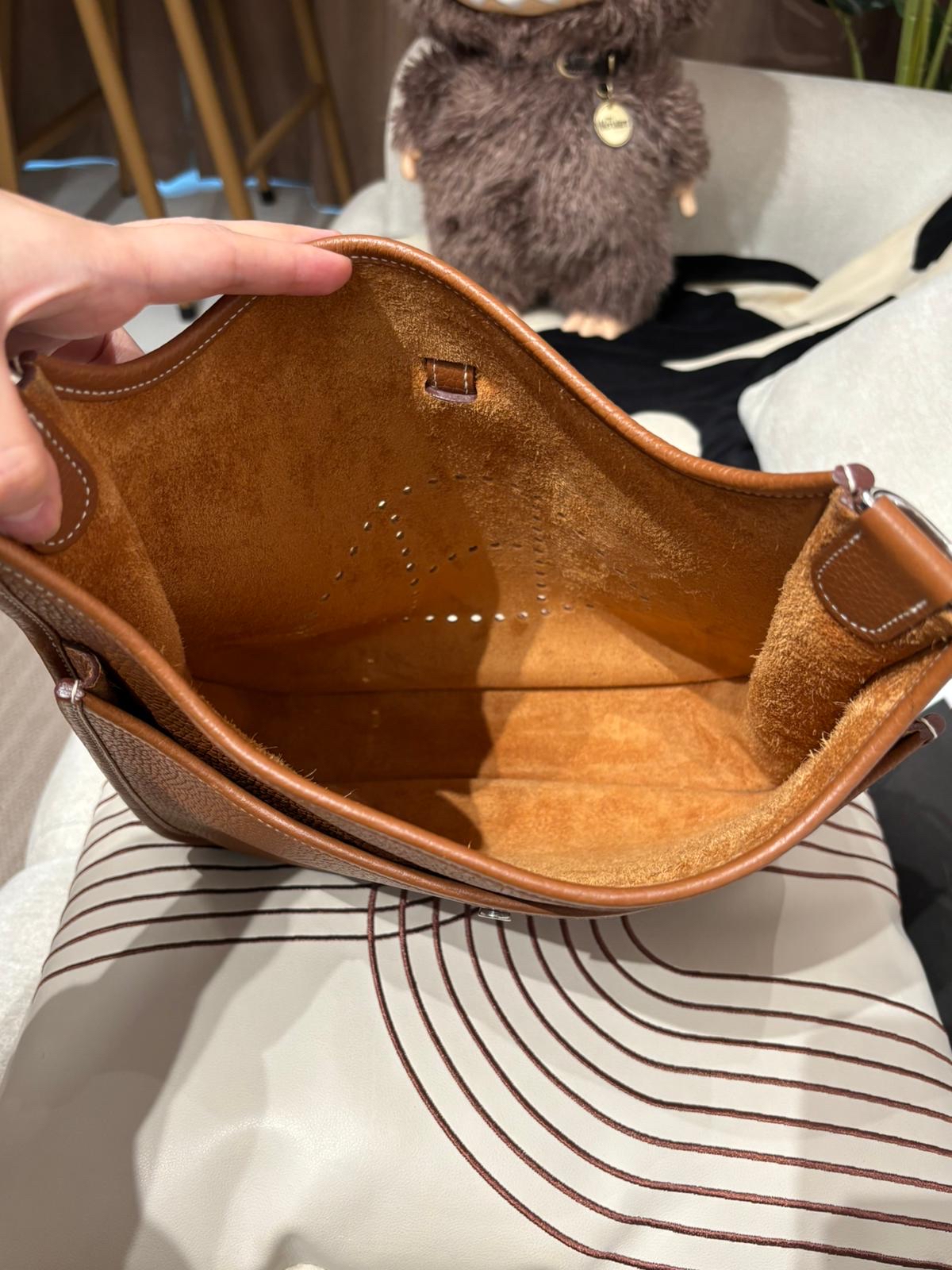 Hermes Evelyne 29 Stamp Z 金棕色銀扣 100%Authentic, 