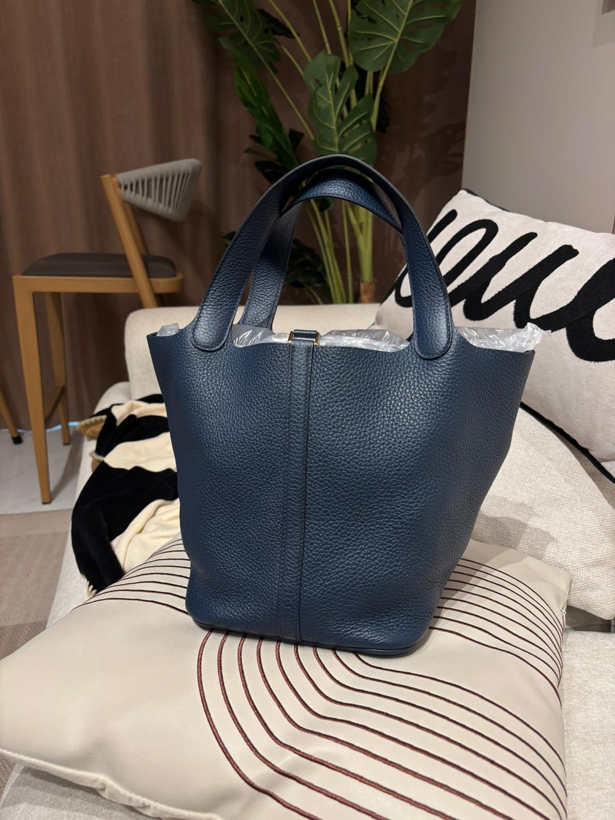Hermes Picotin 22 Stamp U 100%Authentic, 95%New ✅Key Lock ✅Dust bag