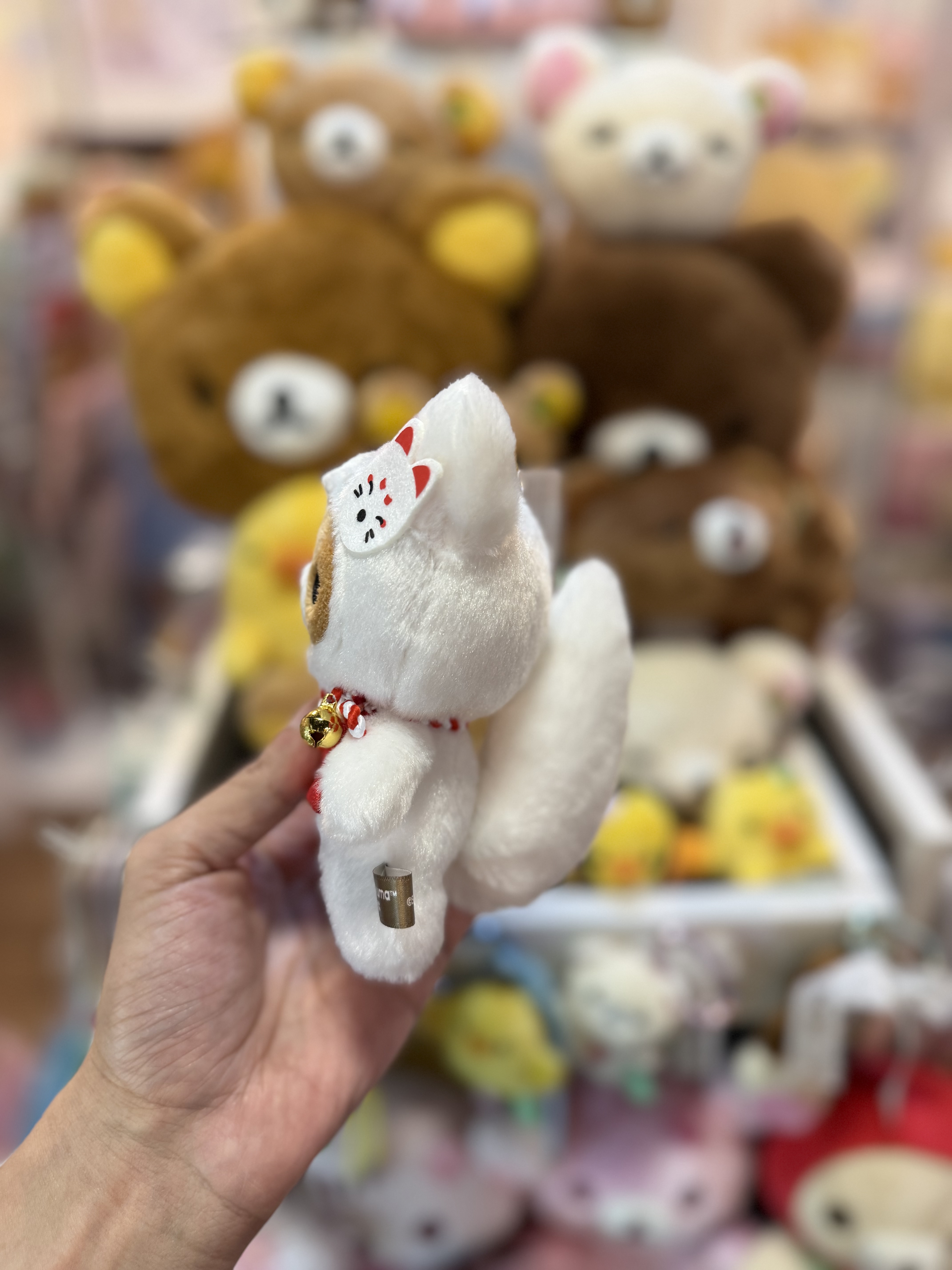 《現貨》日本京都店限定 Rilakkuma 白狐造型掛飾