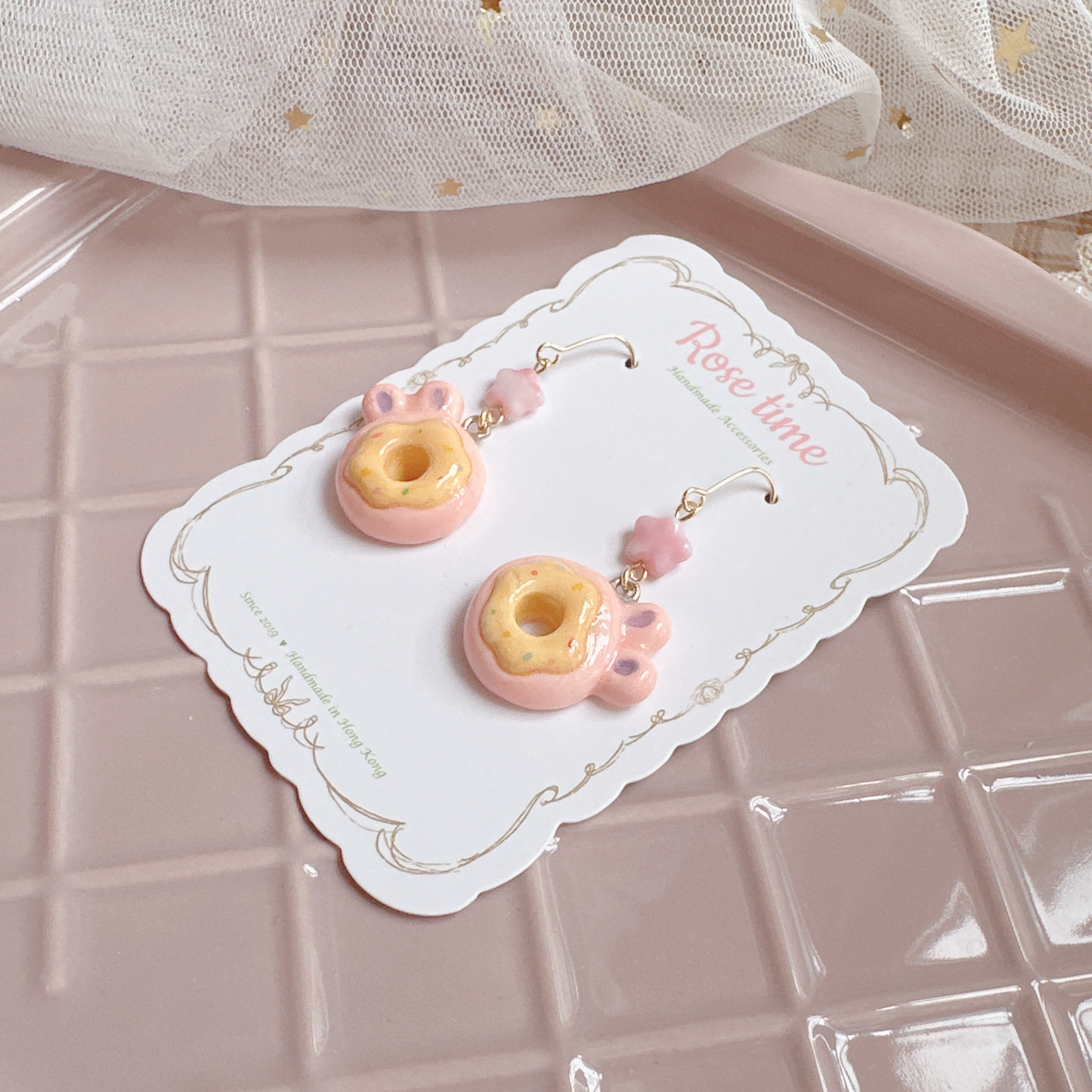 手繪甜點 粉兔冬甩🍩