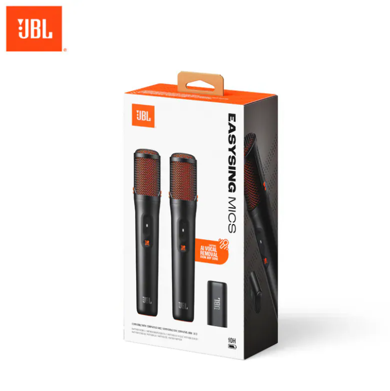 JBL EASYSING MICS - AI 無線消除原唱咪 (2支裝)