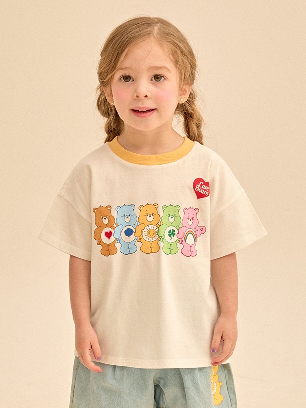 ☀️預訂 韓國直送☀️🇰🇷正版Care Bears小熊印花寬鬆純棉短袖T恤